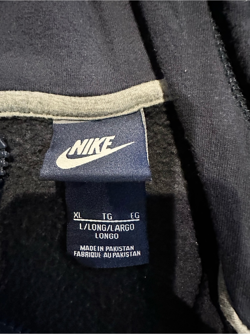 Nike Men's Zip-Up Hooded Performance Jacket - Navy - Picture 3 of 5